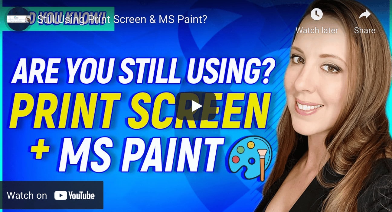 Windows Screenshots Print Screen & MS Paint